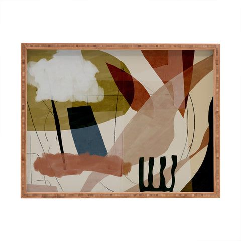 Dan Hobday Art Collage 1 Rectangular Tray