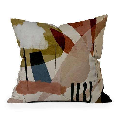 Dan Hobday Art Collage 1 Throw Pillow