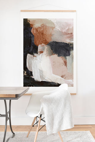 Dan Hobday Art Earthly Abstract Art Print And Hanger