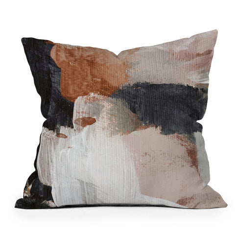Dan Hobday Art Earthly Abstract Throw Pillow