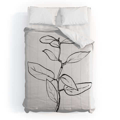 Dan Hobday Art Eucalyptus sapling Comforter