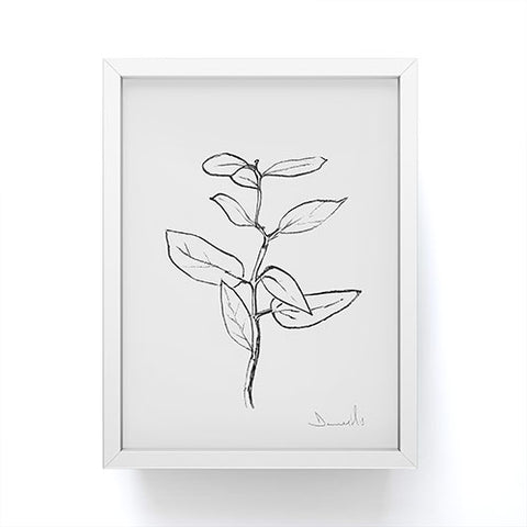 Dan Hobday Art Eucalyptus sapling Framed Mini Art Print
