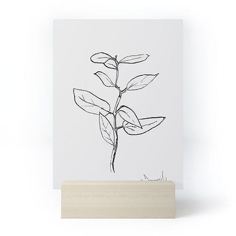 Dan Hobday Art Eucalyptus sapling Mini Art Print