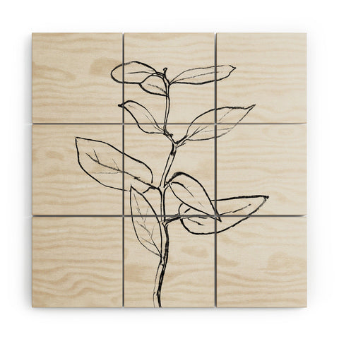 Dan Hobday Art Eucalyptus sapling Wood Wall Mural