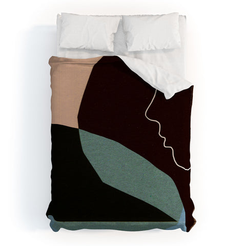 Dan Hobday Art Evening 3 Duvet Cover