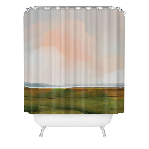 Dan Hobday Art Exe View Shower Curtain