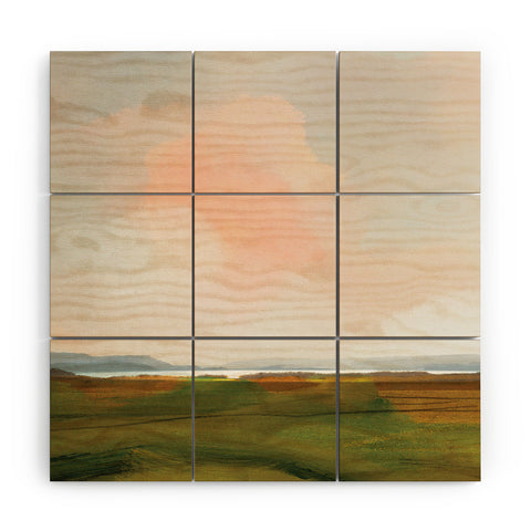 Dan Hobday Art Exe View Wood Wall Mural