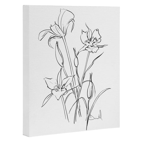 Dan Hobday Art Floral 01 Art Canvas