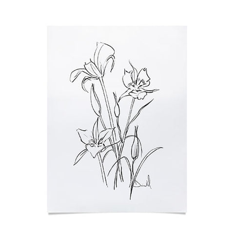 Dan Hobday Art Floral 01 Poster
