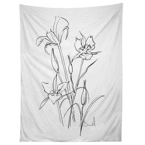 Dan Hobday Art Floral 01 Tapestry