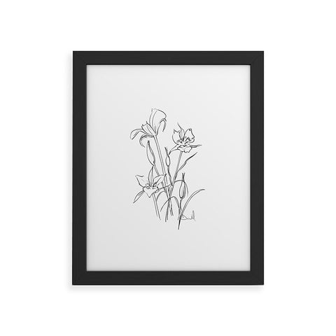 Dan Hobday Art Floral 01 Framed Art Print