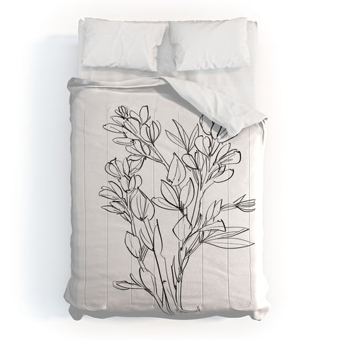 Dan Hobday Art Floral 02 Comforter