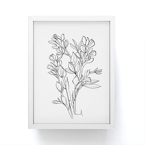 Dan Hobday Art Floral 02 Framed Mini Art Print