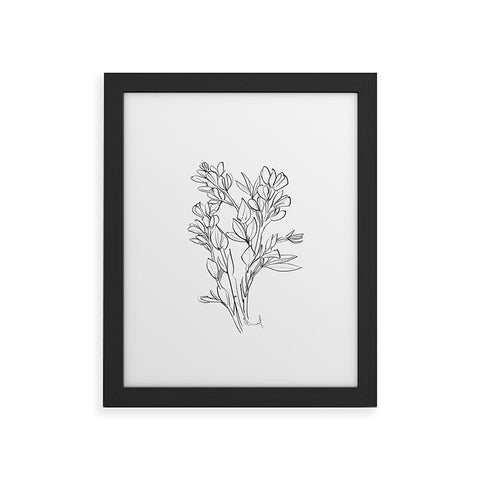Dan Hobday Art Floral 02 Framed Art Print