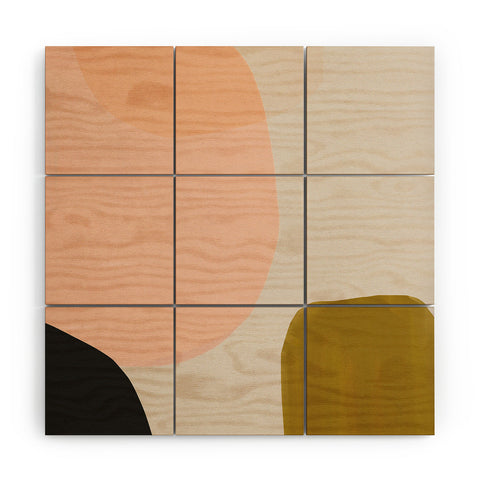 Dan Hobday Art Gloop Wood Wall Mural