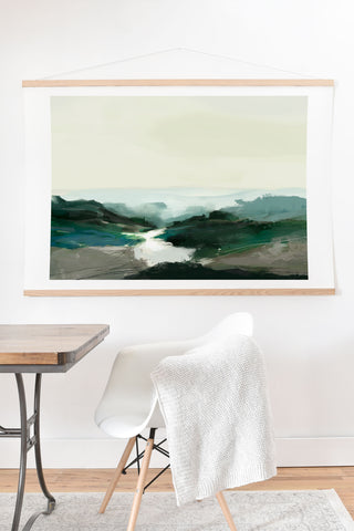 Dan Hobday Art Highland View Art Print And Hanger