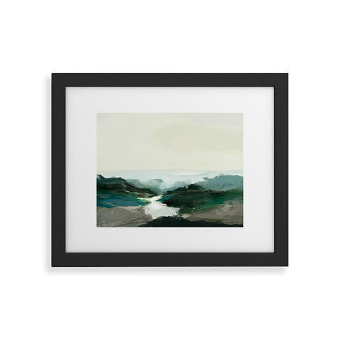 Dan Hobday Art Highland View Framed Art Print
