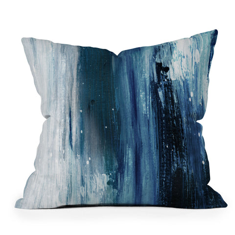 Dan Hobday Art Indigo 1 Throw Pillow