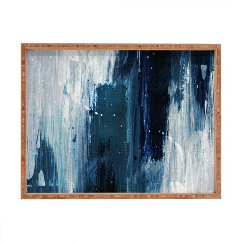 Dan Hobday Art Indigo 2 Rectangular Tray