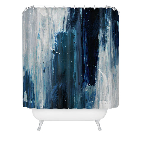 Dan Hobday Art Indigo 2 Shower Curtain