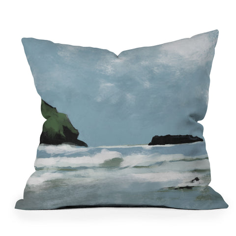 Dan Hobday Art Kernow Throw Pillow