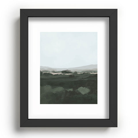 Dan Hobday Art Meadows I Recessed Framing Rectangle