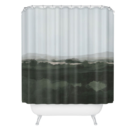 Dan Hobday Art Meadows I Shower Curtain