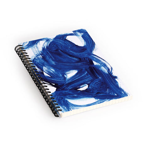 Dan Hobday Art Navy Brush Spiral Notebook