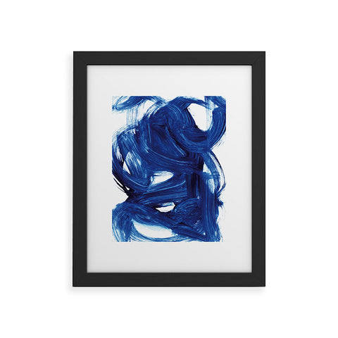 Dan Hobday Art Navy Brush Framed Art Print