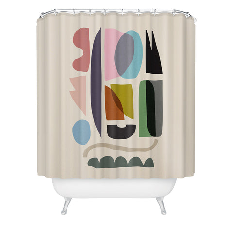 Dan Hobday Art Nord 5 Shower Curtain