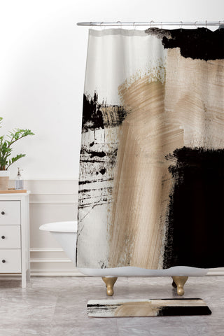 Dan Hobday Art Path Shower Curtain And Mat