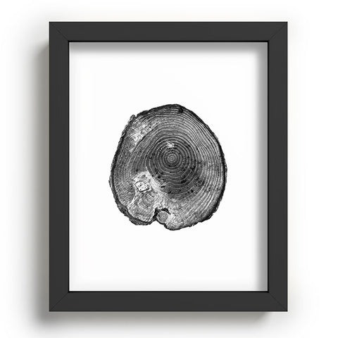 Dan Hobday Art Pine Log Recessed Framing Rectangle