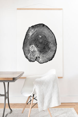 Dan Hobday Art Pine Log Art Print And Hanger