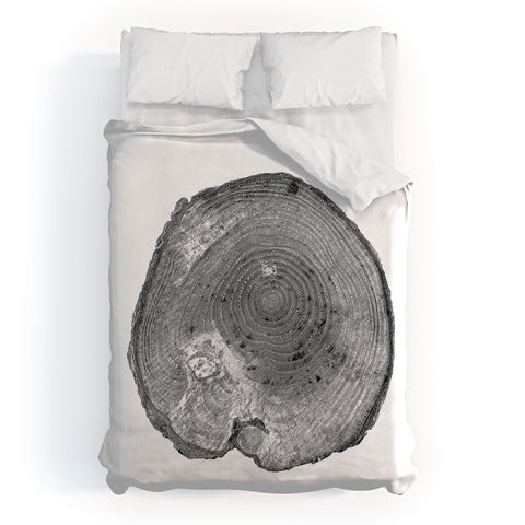 Dan Hobday Art Pine Log Duvet Cover