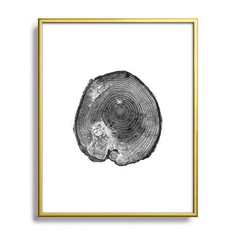 Dan Hobday Art Pine Log Metal Framed Art Print