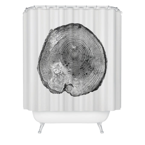 Dan Hobday Art Pine Log Shower Curtain