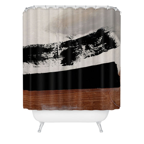 Dan Hobday Art Red Earth Shower Curtain