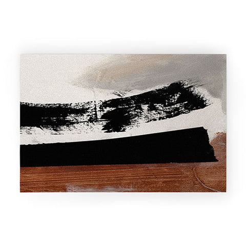 Dan Hobday Art Red Earth Welcome Mat