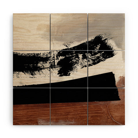 Dan Hobday Art Red Earth Wood Wall Mural