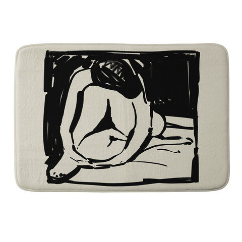 Dan Hobday Art Rest Memory Foam Bath Mat