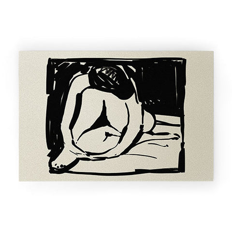 Dan Hobday Art Rest Welcome Mat