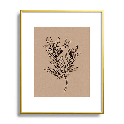 Dan Hobday Art Seedling Metal Framed Art Print