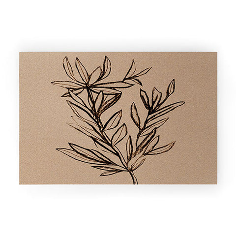 Dan Hobday Art Seedling Welcome Mat