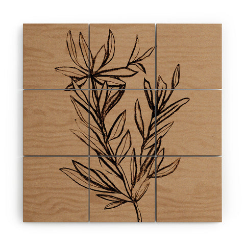 Dan Hobday Art Seedling Wood Wall Mural