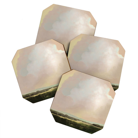 Dan Hobday Art South Farm Coaster Set