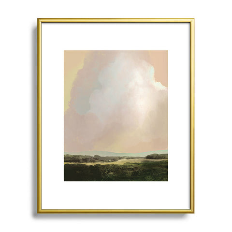 Dan Hobday Art South Farm Metal Framed Art Print