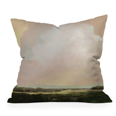 Dan Hobday Art South Farm Throw Pillow