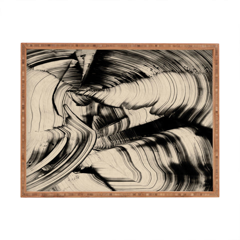 Dan Hobday Art Swirl I Rectangular Tray