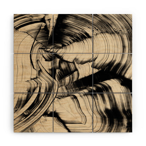 Dan Hobday Art Swirl I Wood Wall Mural