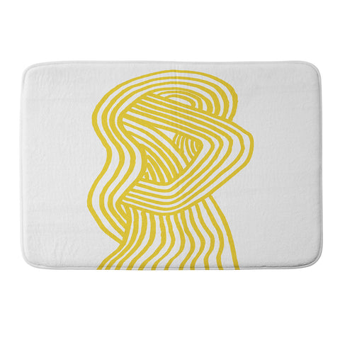 Dan Hobday Art Track Memory Foam Bath Mat